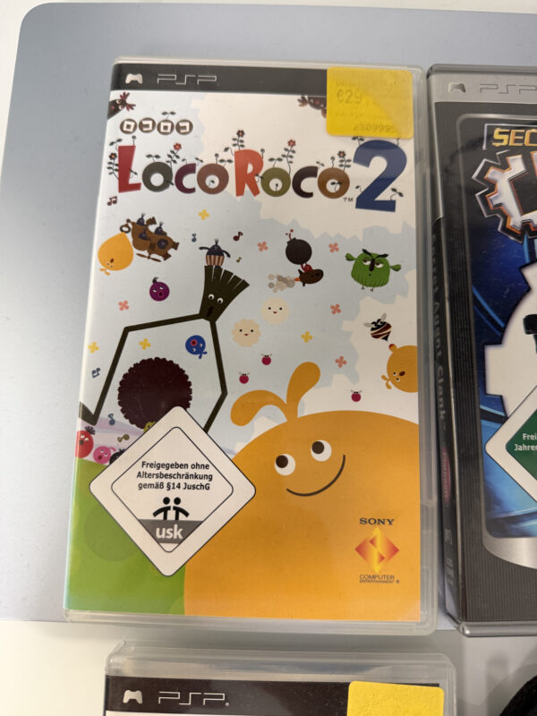 PlayStation Portable (PSP) + 3 Spiele + Hülle