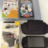 PlayStation Portable (PSP) + 3 Spiele + Hülle